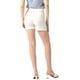 thumbnail image 3 of Pantalones cortos casuales INSPIRE CHIC para mujer con bolsillos, pantalones cortos atléticos de verano elásticos S blancos, 3 of 6