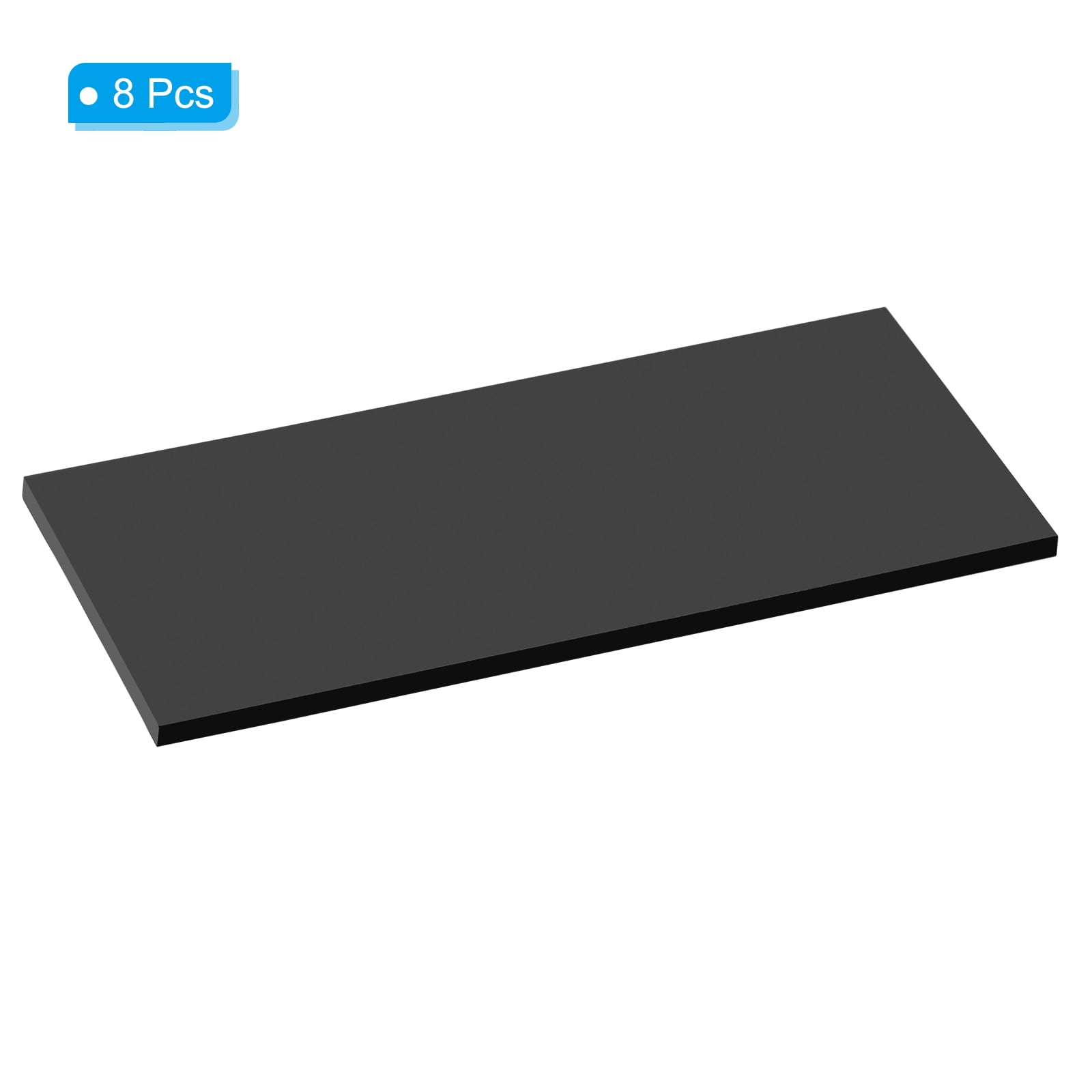 Uxcell Welding Len Shade 12 Glass 4-1/4"x 22" Hardened Glass Black Darkening Filter Plates Covers, 8 Pack