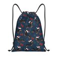 thumbnail image 1 of Fotbe Christmas Dachshund Bolsa Mochila con Cordón Estampada, Bolsa de Gimnasio Deportiva, Bolsa Cinch, Bolsa con Cordón para Hombres y Mujeres-Medium, 1 of 6