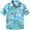 Blue, variant on SSLR Big Boys Flamingos Hawaiian Shirt Button Down Shirt Short Sleeve Luau Shirt for Kids