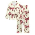 thumbnail image 5 of Valentine Day Womens Pajamas V Neck Printed Long Pants Sleepwear Sets Night Wear S-XXL, 5 of 5