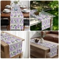 thumbnail image 4 of Table Runners 72 Inches Long Dress Scarves, Purple Hydrangea Flowers Farmhouse Kitchen/Dining Table Decor Table Runner, Coffee Tablerunners, Farmhouse Country Floral Striped 13x72 Inch, 4 of 4