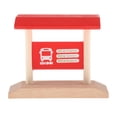 thumbnail image 2 of Train Bus Station Traffic Light Scene Accessories Building Construction Toys Bus Stop, 2 of 6