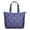 Purple Ethnic Geometric, variant on Blue Bigfoot and Guitar Pattern Travel Tote Bags for Women Carry On,Large Weekender Bags for Women Travel,Multi Functional Duffle Bag for Work,Shopping,Sports