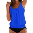 thumbnail image 1 of Traje de Baño de Dos Piezas para Mujeres Traje de Baño Conservador con Correa de Espalda Y Control Del Vientre, Conjuntos Cortos de Playa para Mujeres, 1 of 4