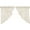 Creme, variant on VHC Brands Simple Life Flax Farmhouse Drawstring Curtains, Natural Creme