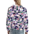 thumbnail image 7 of Lsque Plaid Flamingo Pattern Casual Women's Hoodie,Hooded Sweatshirt with Kangaroo Pocket,Pullover Hoodie with Eye-catching Drawstrings-XX-Large, 7 of 7