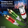 thumbnail image 2 of GEARit XLR Male to 2 RCA Male Y-Splitter Cable (3.3ft) Dual 2 RCA to 1 XLR Male to Male - Unblance Plug for Home Theater Mixers Amplifiers Hi-Fi Systems Microphone, 3.3 Feet, 2 of 7
