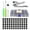 Black, variant on Mandala Crafts Plastic Snaps for Clothing - No-Sew Plastic Snap Buttons - Snap Button Kit - Snap Fastener Kit with Tools for Fabric Sewing Clothes