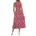 thumbnail image 5 of OutfitShow Summer Maxi Dresses for Women Sleeveless Casual Flowy Tiered Dress Vacation Beach Sundresses with Pockets, 5 of 8