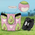 thumbnail image 6 of Haosy Avocado and Heart Golf Mallet Putter Cover Strong Magnetic Leather Golf Club Headcover Closure, 6 of 7