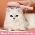 thumbnail image 3 of EOIVSH Cat Brush with Release Button, Pet Brush, Self-Cleaning Sliker Brush with One Click, Grooming Brush for Cat Dog(Pink), 3 of 6