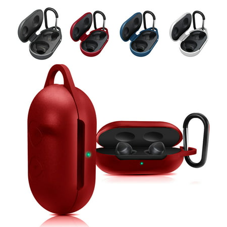 EEEKit Carrying Case for Samsung Galaxy Buds 2019, Full Body Protection Silicone Case with Anti-Lost & Shockproof, Newest Clamshell Design for Galaxy Buds