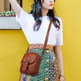 thumbnail image 2 of Crossbody Bags for Women Retro Soft Leather Shoulder Bag Fashion Handbag Multi Pocket Purse Casual Tote Satchel Bag with Adjustable Strap for Travel Shopping Beach Vacation Daily Use, 2 of 7