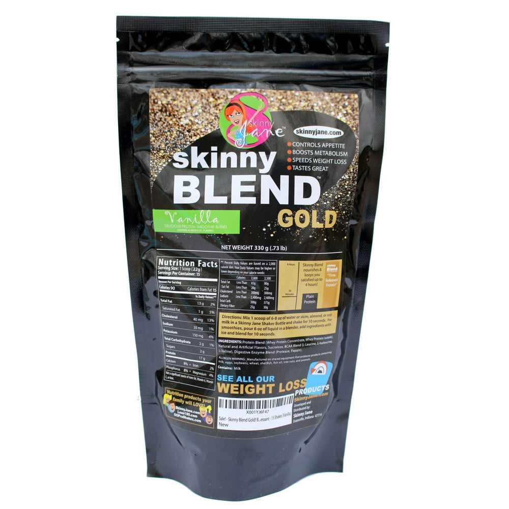 Skinny Blend Gold! Best Tasting Protein Shake for Women, Delicious