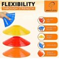 thumbnail image 4 of Conos de fútbol para ejercicios con bolsa de malla y correa: conos deportivos flexibles y resistentes para practicar fútbol, baloncesto y fitness. Conos de agilidad para deportes., 4 of 5