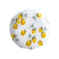 thumbnail image 3 of Jpxdew Lemon Shape Dinner Plate,10.62x10.62x1.37in Ceramic Tableware,Unique Lace Design Dessert Fruit Dish, 3 of 6