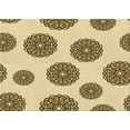 thumbnail image 1 of Ahgly Company Tapis d'Intérieur Lavables à la Machine, Rectangle Transitionnel Or Brun, 7' x 10', 1 of 7