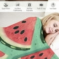 thumbnail image 3 of Autua Watermelon Slices Blanket Gifts, Long-Lasting Blanket for All Seasons, Soft Flannel Fabric, Multiple Sizes, High Quality Material 50x60in, 3 of 6