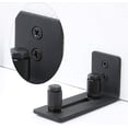 thumbnail image 4 of Guía de rodadura para puerta corrediza - Con 2 ruedas - Para puertas corredizas - Color negro, 4 of 4
