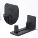 thumbnail image 4 of Guía de rodadura para puerta corrediza - Con 2 ruedas - Para puertas corredizas - Color negro, 4 of 4