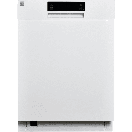 Kenmore 02214592 Built-in 24" Stainless Steel Tub Dishwasher, SmartWash, White, 34"H x 24"W x 25"D