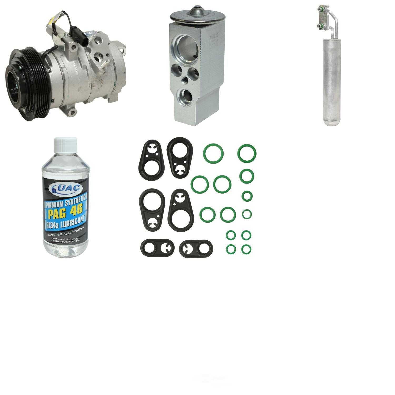 A/C Compressor and Component Kit -- Compressor Replacement Kit Fits select: 2007 CHRYSLER 300, 2006 CHRYSLER 300C