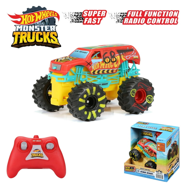 New Bright 1:43 Scale Remote Controlled Demo Derby Monster Truck