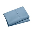 thumbnail image 2 of Set of 2 Extra-Large 20x36 Inch Beige Pillowcases, Ultra-Soft Brushed Microfiber Envelope Closure Pillow Covers, Cool Breathable Bedding Room Accessories, 2 of 3
