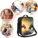 thumbnail image 5 of Balery Castle Red Green Sky Dragon Caja de Almuerzo y Bolsa de Almuerzo para Hombres y Mujeres, Bolsa de Almuerzo Reutilizable con Gran Capacidad, Bolsa de Almuerzo Aislada, 5 of 7