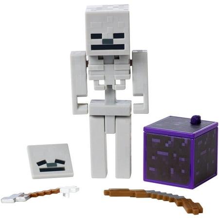 Minecraft Comic Maker Skeleton Action Figure with Comic