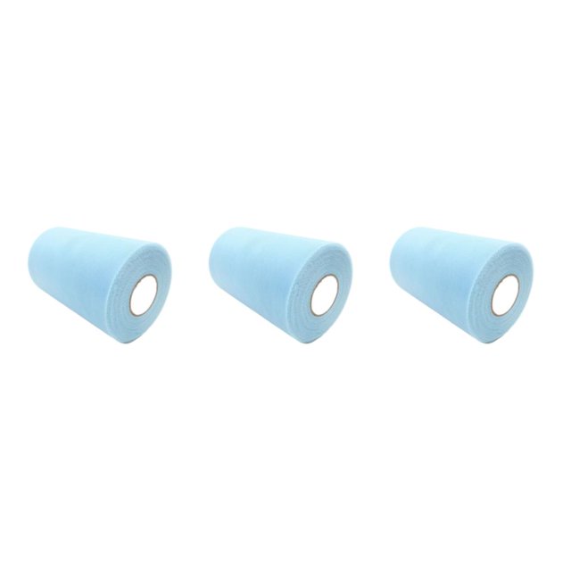 Rollo de tul Injueey Suministros de fiesta poliéster C50 azul cielo