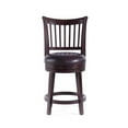 thumbnail image 1 of Home Fare Spencer 24 inch Wood Swivel Barstool, 1 of 2