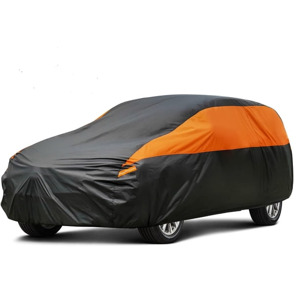 Kayme Car Cover Custom Fit for Subaru Outback 1994-2019, Waterproof All-Weather Outdoor Full Exterior Wagon UV Rain Snow Dust Protection, Orange