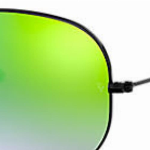 Shiny Black/Green Gradient Mirror