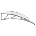 thumbnail image 3 of vidaXL Door Canopy PC Awning Outdoor Garden Sunshade Multi Colors 47.2"/59", 3 of 46