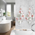 thumbnail image 5 of Coolnut Hand Towels Red Mushroom Patterned 2 PCS, Cotton Bath Towel for Drying Face Hands Body Decorative Water Absorbent Lightweight Towels for Bathroom Ktichen Travel Gym, 16"x28", 5 of 6