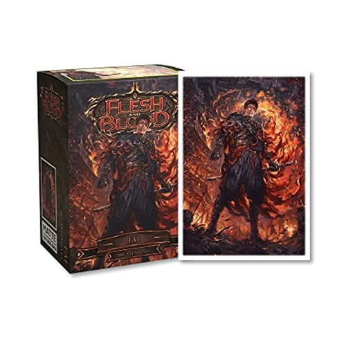 Dragon Shield Sleeves â Flesh and Blood: FAI 100 CT - MTG Card Sleeves are Smooth & Tough - Compatible with Pokemon & Magic The Gathering Card Sleeves