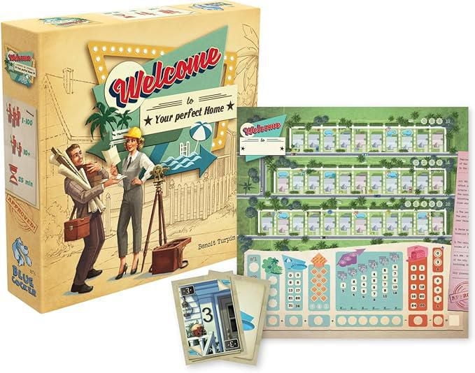 Blue Cocker Games: Welcome to...Your Perfect Home - English Board Game for the whole Family - 1-10 players - From 10+