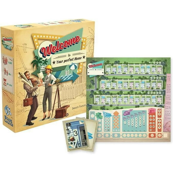 "Blue Cocker Games : Welcome to...Votre Maison de Rêve - Jeu de société en anglais pour toute la famille - 1 à 10 joueurs - À partir de 10 ans"