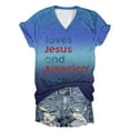 thumbnail image 1 of UANWENN T-Shirt à Manches Courtes Col en V pour Femmes Décontracté Confortable Basique Doux pour Usage Quotidien avec Design Tendance T-Shirt Raglan Femmes Hauts de Travail Amples Femmes T-Shirts Amples Femmes Chemises à Manches Longues, 1 of 2
