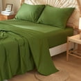 thumbnail image 6 of DOZ Long Staple Cotton Sheet Set, Soft Sateen Weave, Smooth, Breathable, Cooling, Durable, 6 of 11