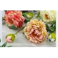 thumbnail image 2 of XmhyTop 10 piezas de flores artificiales de tacto real, flores falsas para decoración del hogar,arreglo de ramo de flores artificiales para decoración (amarillo, 11,8 pulgadas de largo), 2 of 5