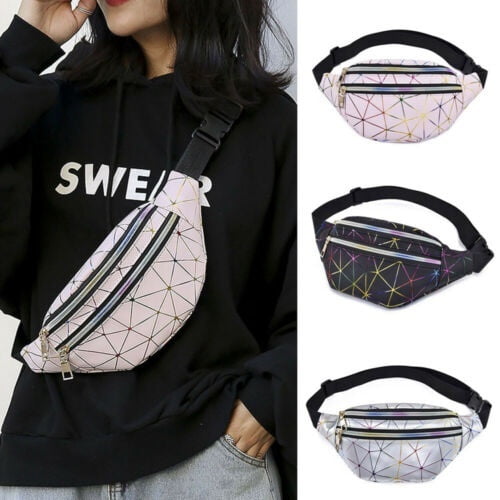 Sac Banane Taille Haute pour Femmes Sac de Voyage Sac de Taille Mode Simple