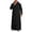 Black-E, variant on Kaftan for Men Casual Long Sleeve Mens Thobe Embroidered Muslim Gown Shirt Black Kaftan