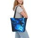 thumbnail image 2 of Fotbe Wolf Bolsa de Playa con Estampado, Bolsa de Hombro, Bolsa de Mano Espaciosa, Bolsa de Viaje Ligera, Bolsa de Compras Versátil, 2 of 6