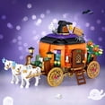 thumbnail image 4 of Create Spooky Fun With Halloween Pumpkin Car & White Horse Mini Building Blocks!, Halloween/Thanksgiving Day/Christmas Gift, 4 of 5