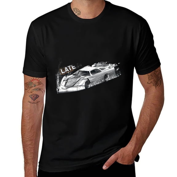 Model Modified Dirt Track Racing Dirt Is For Racing Mens T Shirts Cotton Short Sleeve T-Shirt Crew Neck Tees Casual Shirt