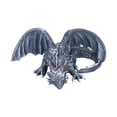 thumbnail image 2 of Squatting Dragon Ornament, Natural Resin Squatting Dragon Statue  For Outdoor For Gardening For Terrace, 2 of 8