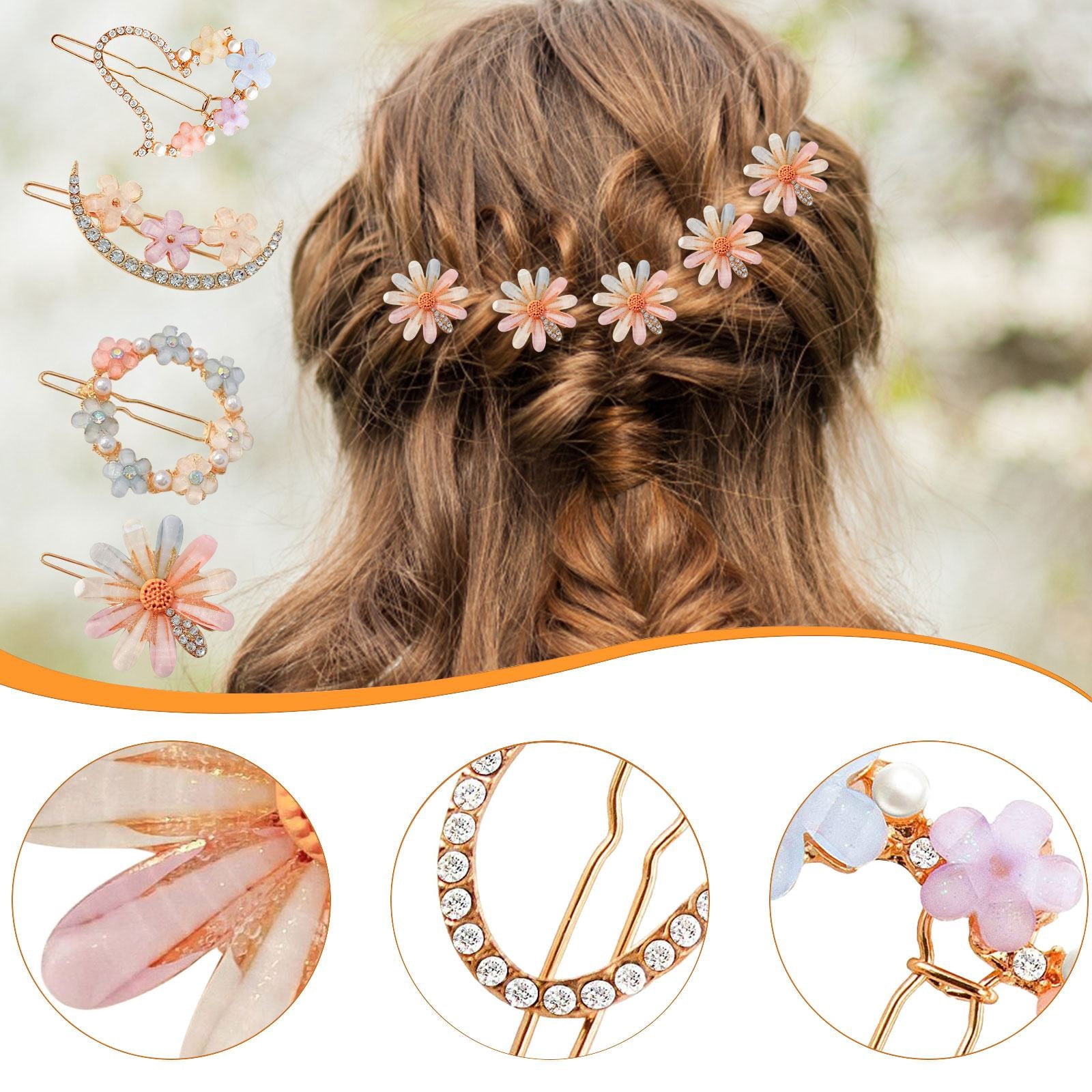 Kids Barrettes for Fine Hair Dolls Head Girls Hair Barrettes Metal French Clip Barrette Vintage Slides Lot Metal Hair Clips Barrettes Lot of Vintage Hair Barrettes Little Girls Hair Barrettes And
